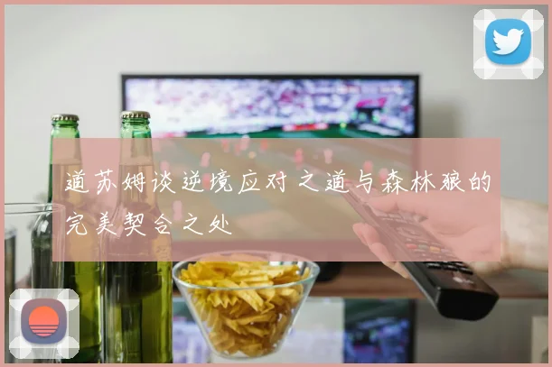 道苏姆谈逆境应对之道与森林狼的完美契合之处
